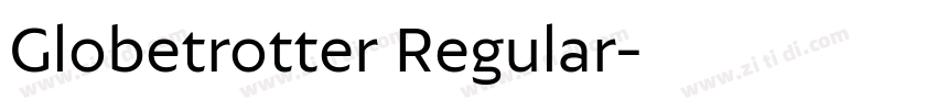 Globetrotter Regular字体转换